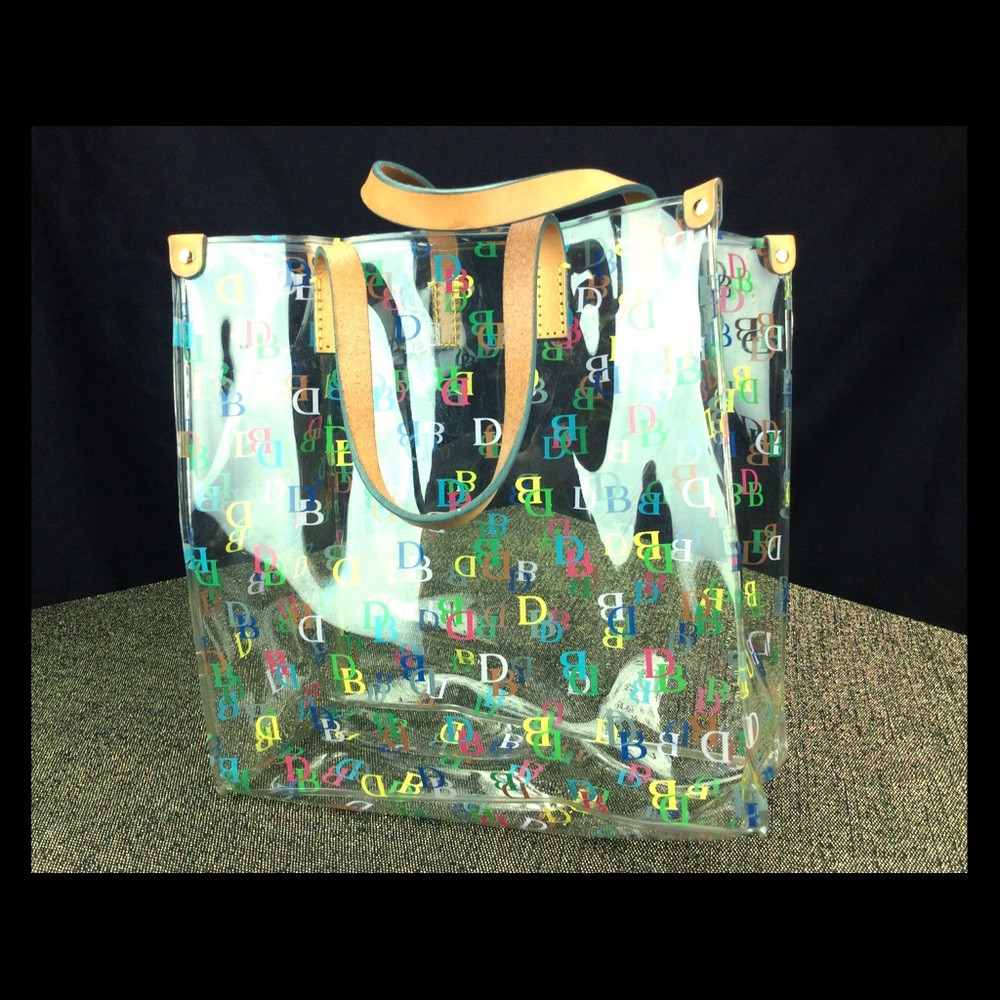 Dooney&Bourke clear & colorful bag